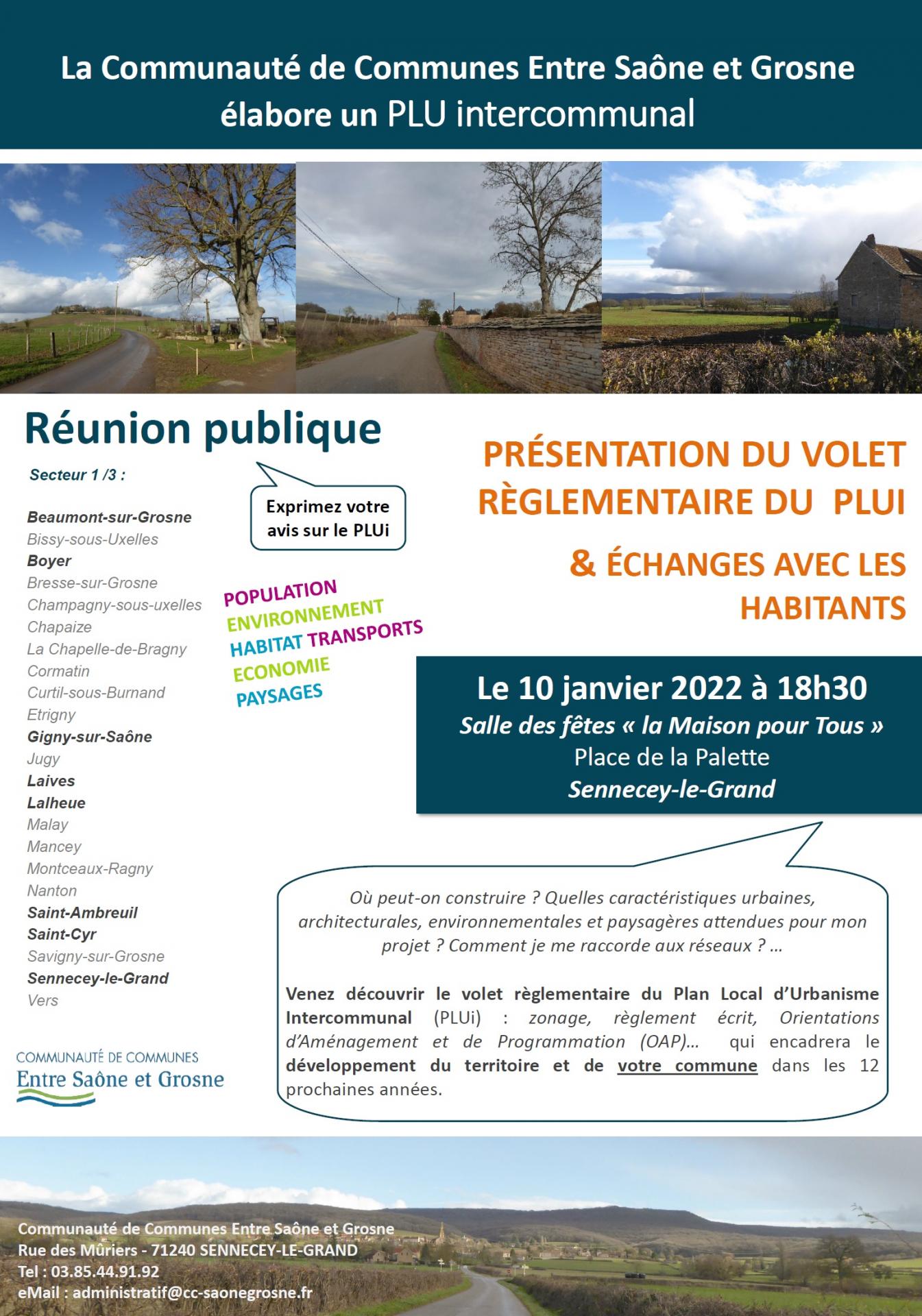 Affiche reunion publique 10012022