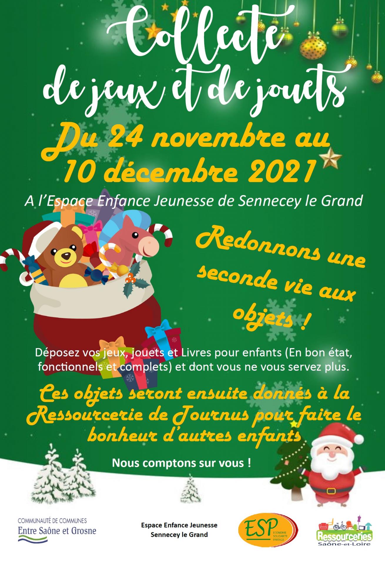 Collecte jouets solidaire