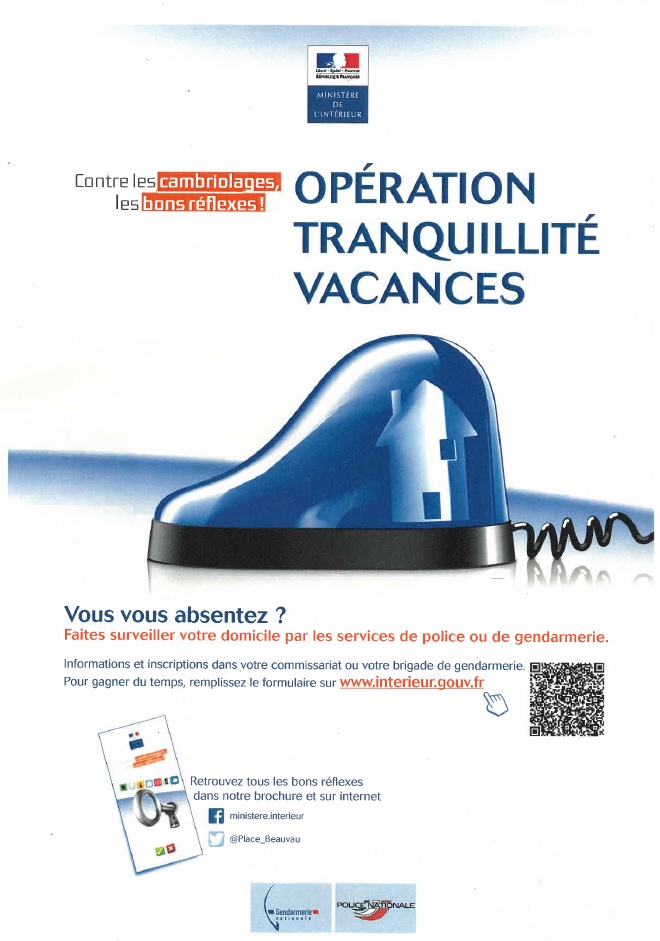 Operation tranquillite vacances
