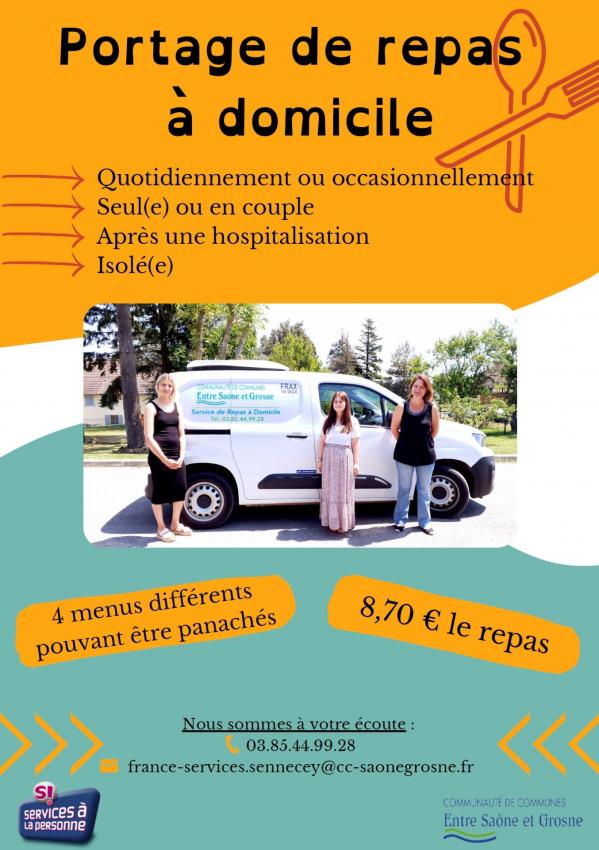 Portage repas domicile